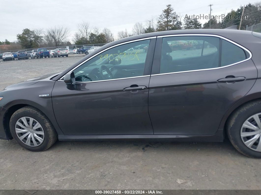 2019 Toyota Camry Hybrid Le Gray vin: 4T1B31HK3KU512483