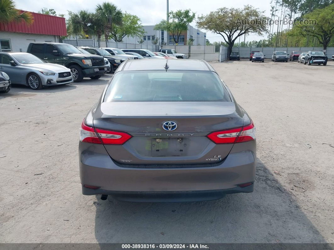 2019 Toyota Camry Hybrid Le Gray vin: 4T1B31HK4KU510709