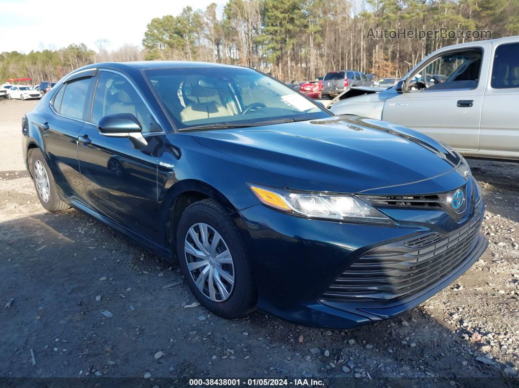 2019 Toyota Camry Hybrid Le Dark Blue vin: 4T1B31HK5KU509343