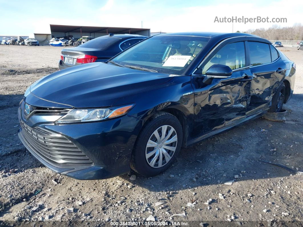 2019 Toyota Camry Hybrid Le Dark Blue vin: 4T1B31HK5KU509343