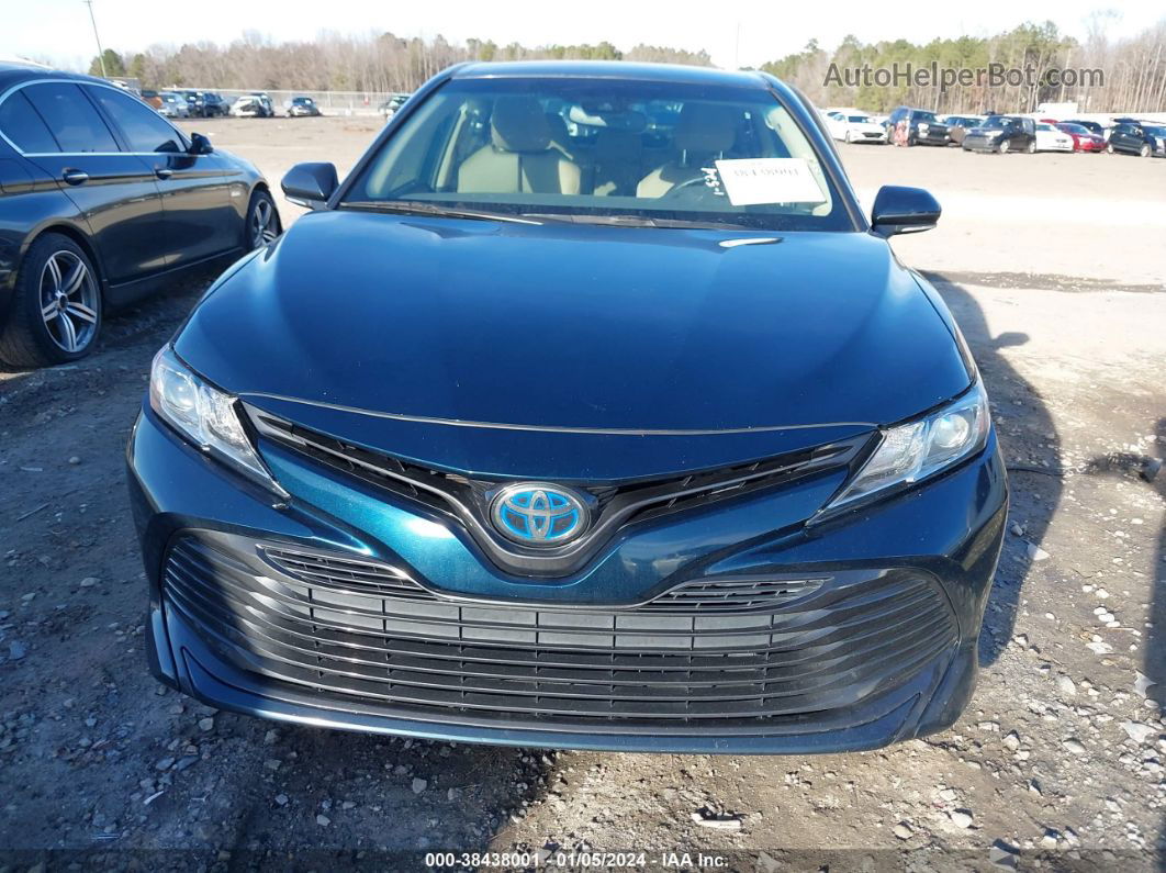 2019 Toyota Camry Hybrid Le Dark Blue vin: 4T1B31HK5KU509343