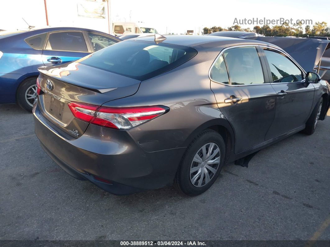 2019 Toyota Camry Hybrid Le Gray vin: 4T1B31HK6KU515555