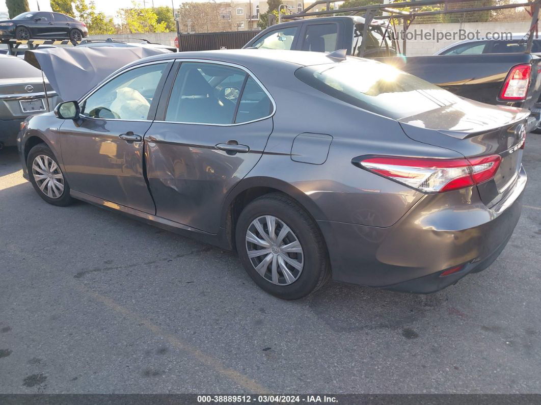 2019 Toyota Camry Hybrid Le Gray vin: 4T1B31HK6KU515555