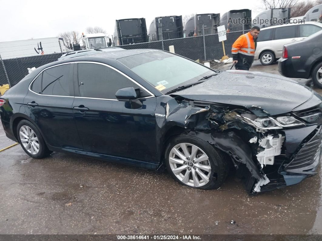 2019 Toyota Camry Hybrid Le Blue vin: 4T1B31HK8KU517534