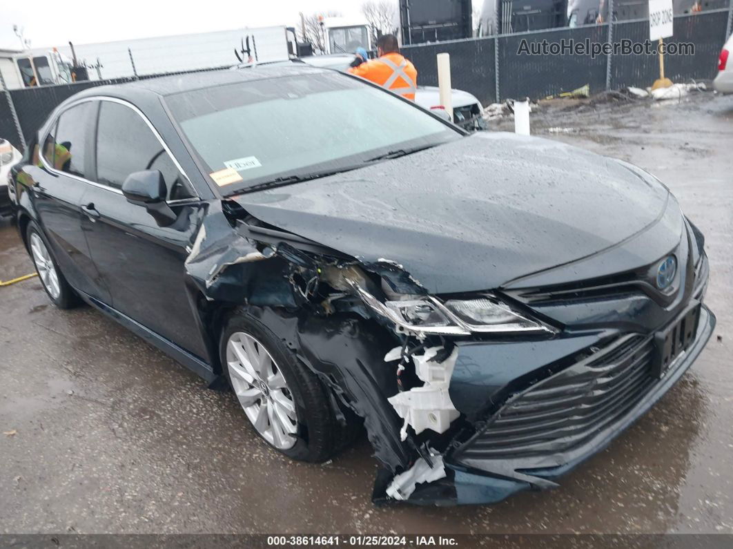 2019 Toyota Camry Hybrid Le Blue vin: 4T1B31HK8KU517534