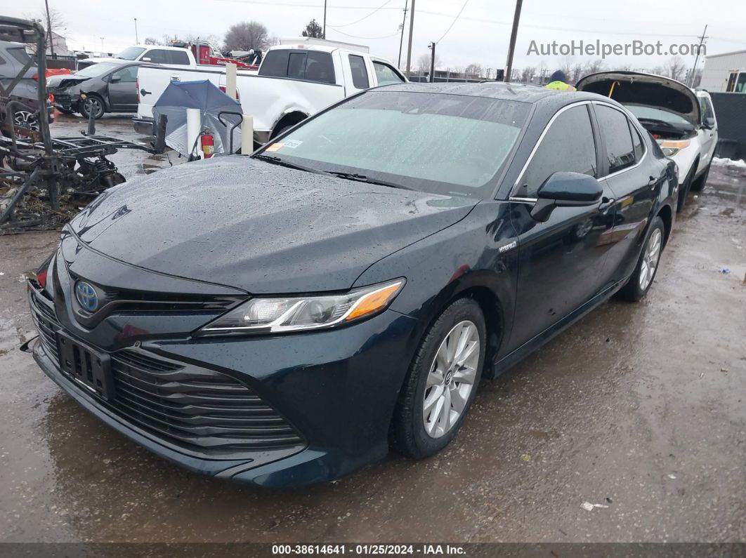 2019 Toyota Camry Hybrid Le Blue vin: 4T1B31HK8KU517534