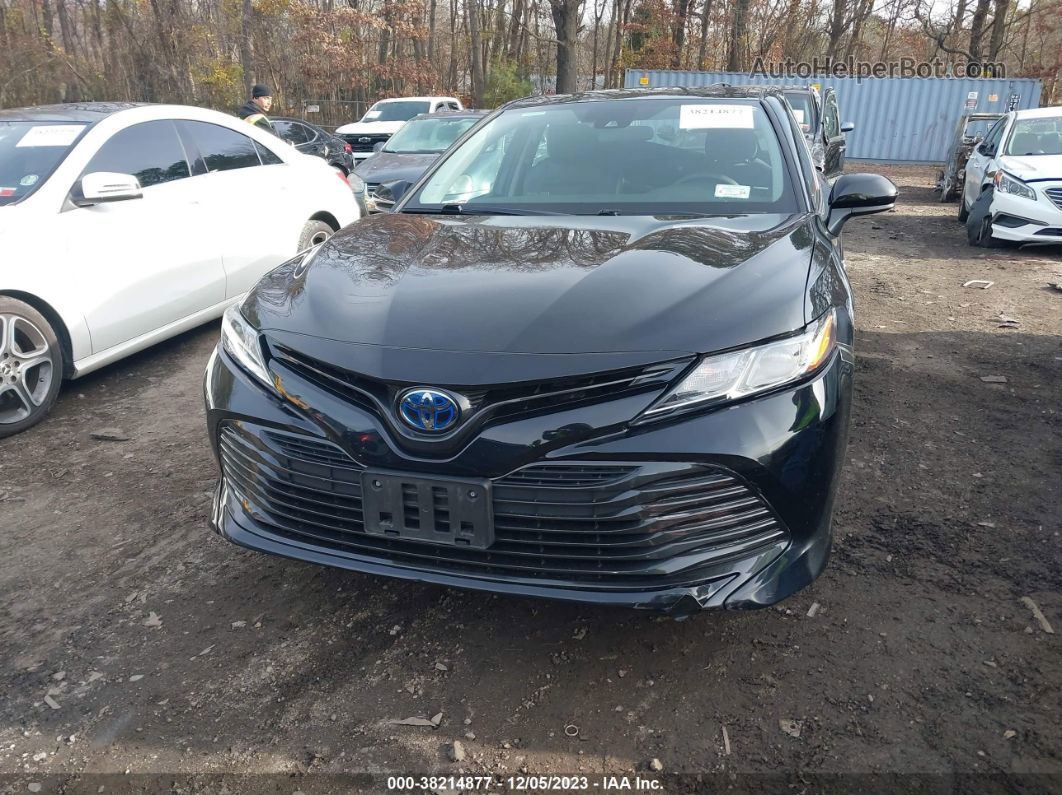 2019 Toyota Camry Hybrid Le Black vin: 4T1B31HKXKU516269