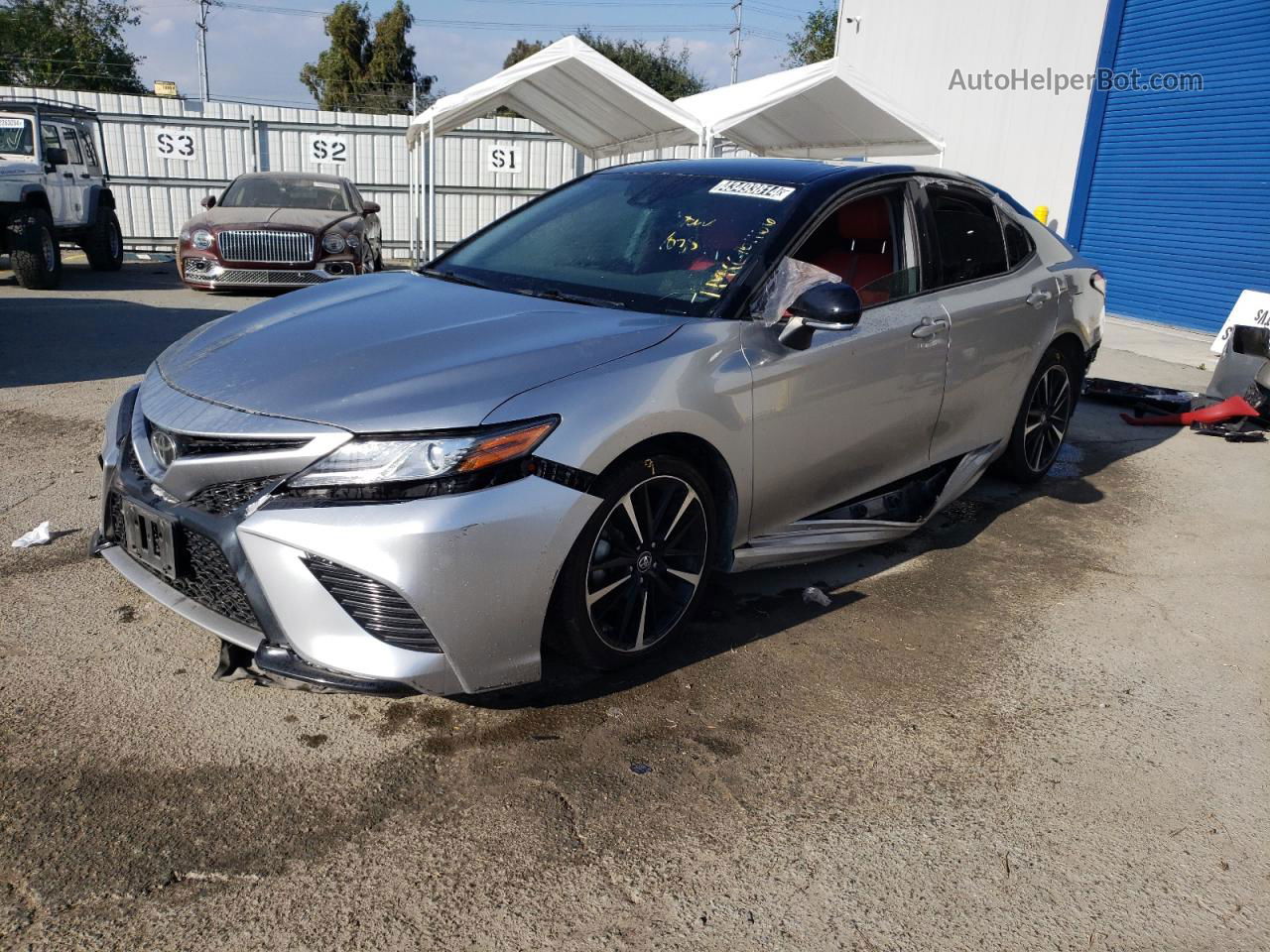 2019 Toyota Camry Xse Gray vin: 4T1B61HK0KU161166