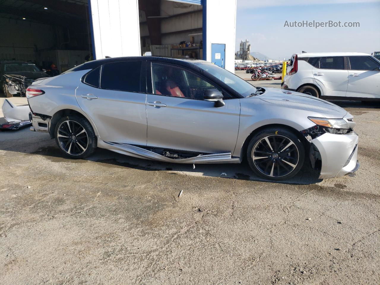 2019 Toyota Camry Xse Gray vin: 4T1B61HK0KU161166