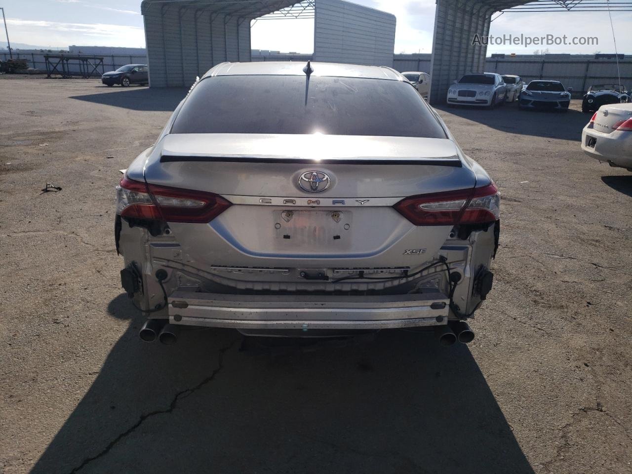 2019 Toyota Camry Xse Gray vin: 4T1B61HK0KU161166