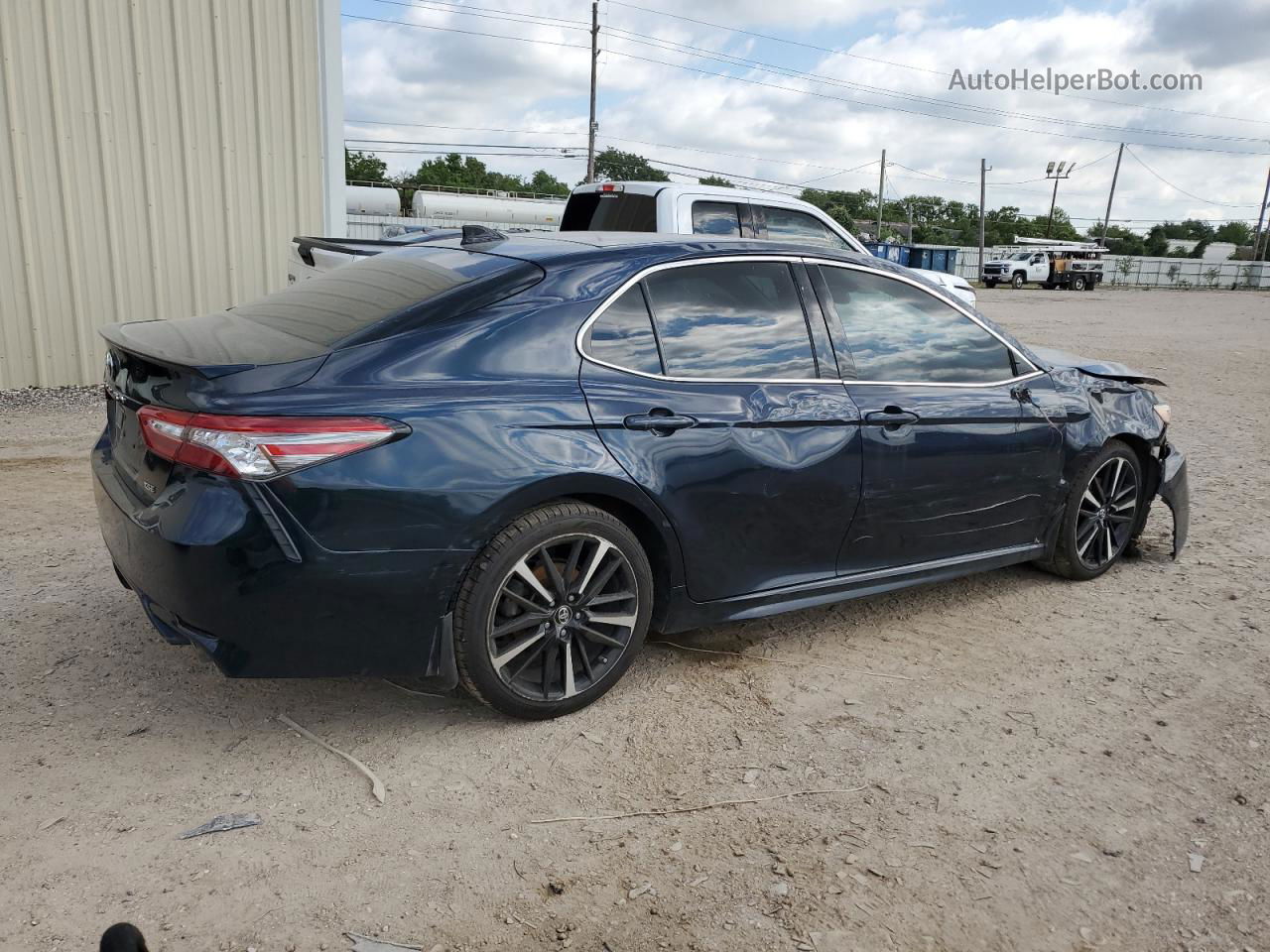 2019 Toyota Camry Xse Blue vin: 4T1B61HK0KU244788