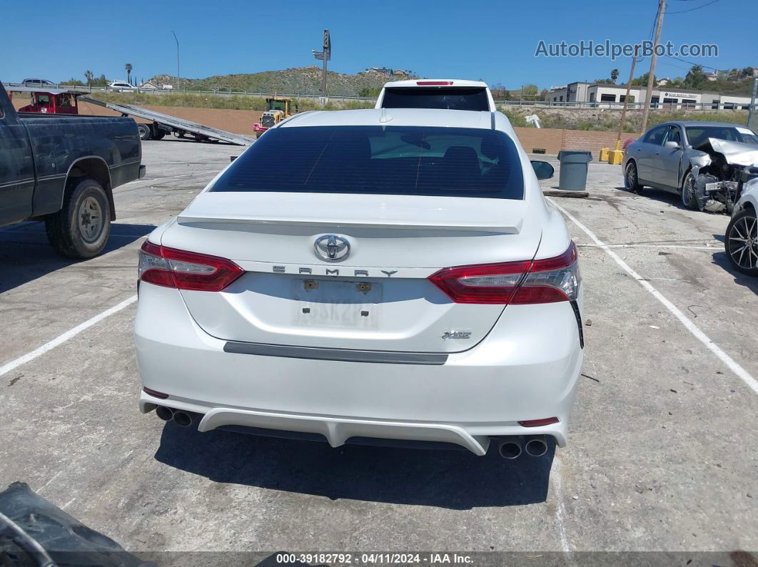 2019 Toyota Camry Xse White vin: 4T1B61HK0KU708386