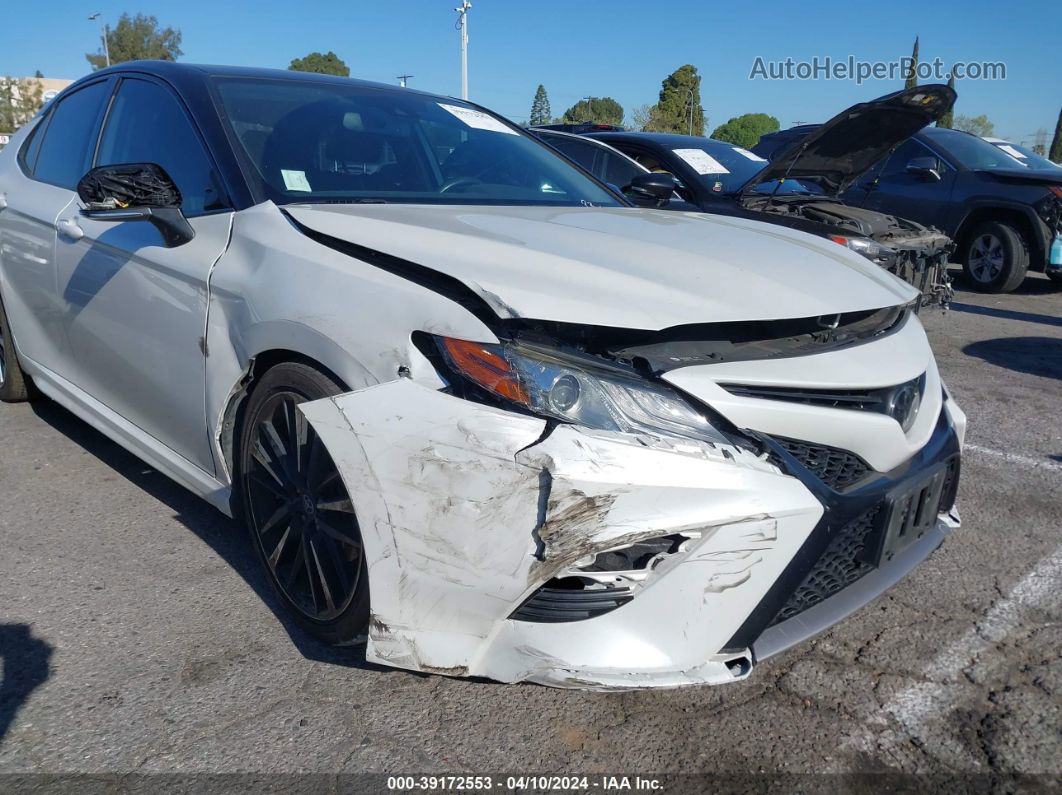 2019 Toyota Camry Xse White vin: 4T1B61HK1KU169986