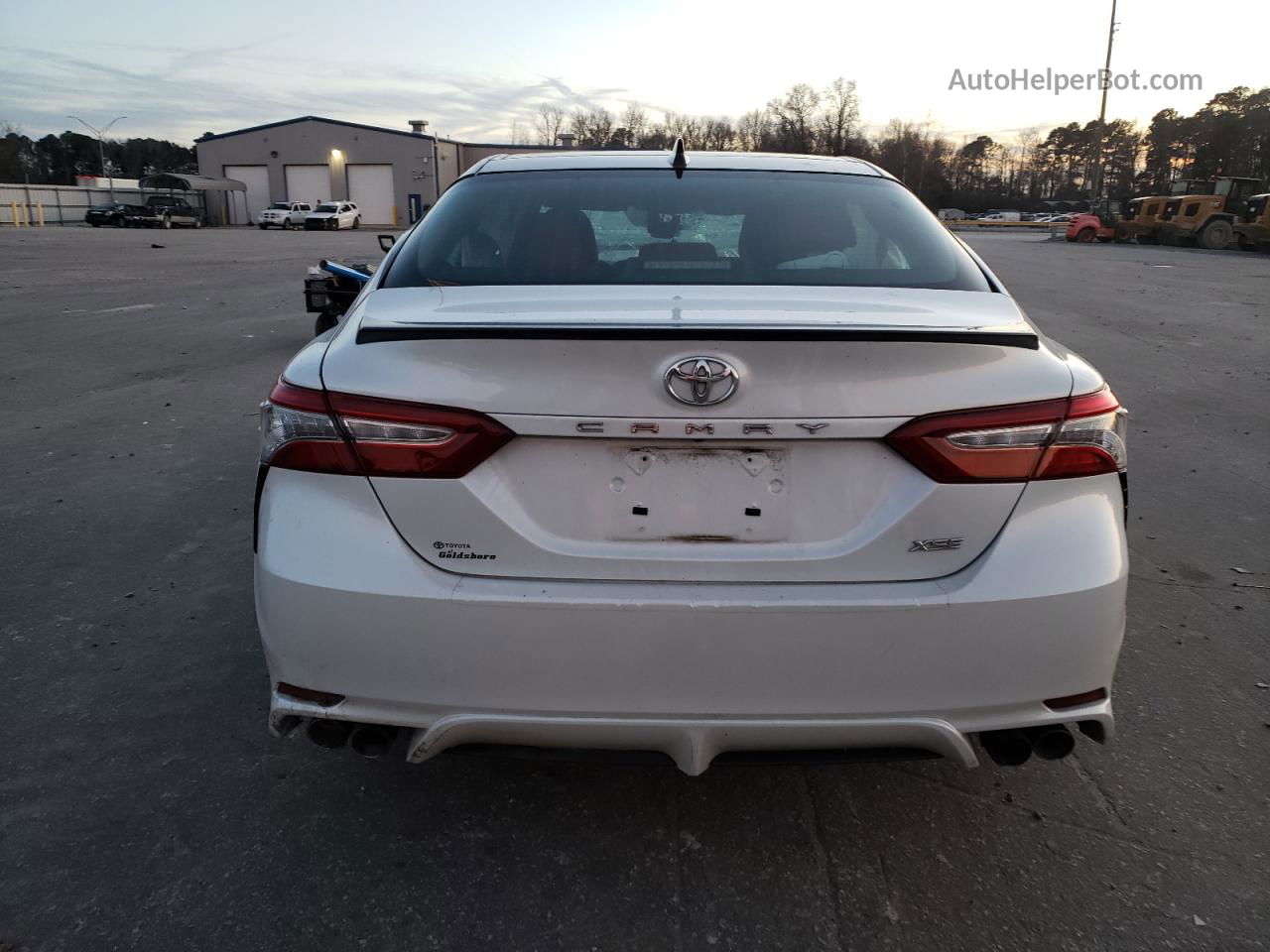 2019 Toyota Camry Xse White vin: 4T1B61HK1KU192149