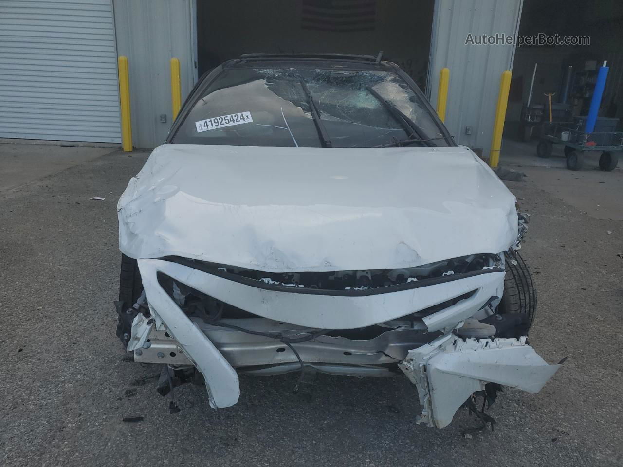 2019 Toyota Camry Xse White vin: 4T1B61HK1KU258781