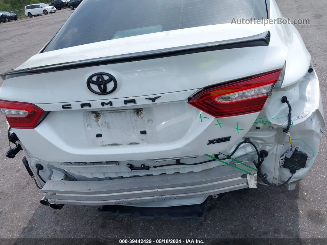 2019 Toyota Camry Xse White vin: 4T1B61HK1KU278870