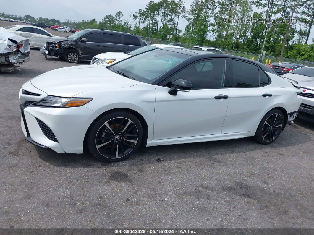 2019 Toyota Camry Xse White vin: 4T1B61HK1KU278870