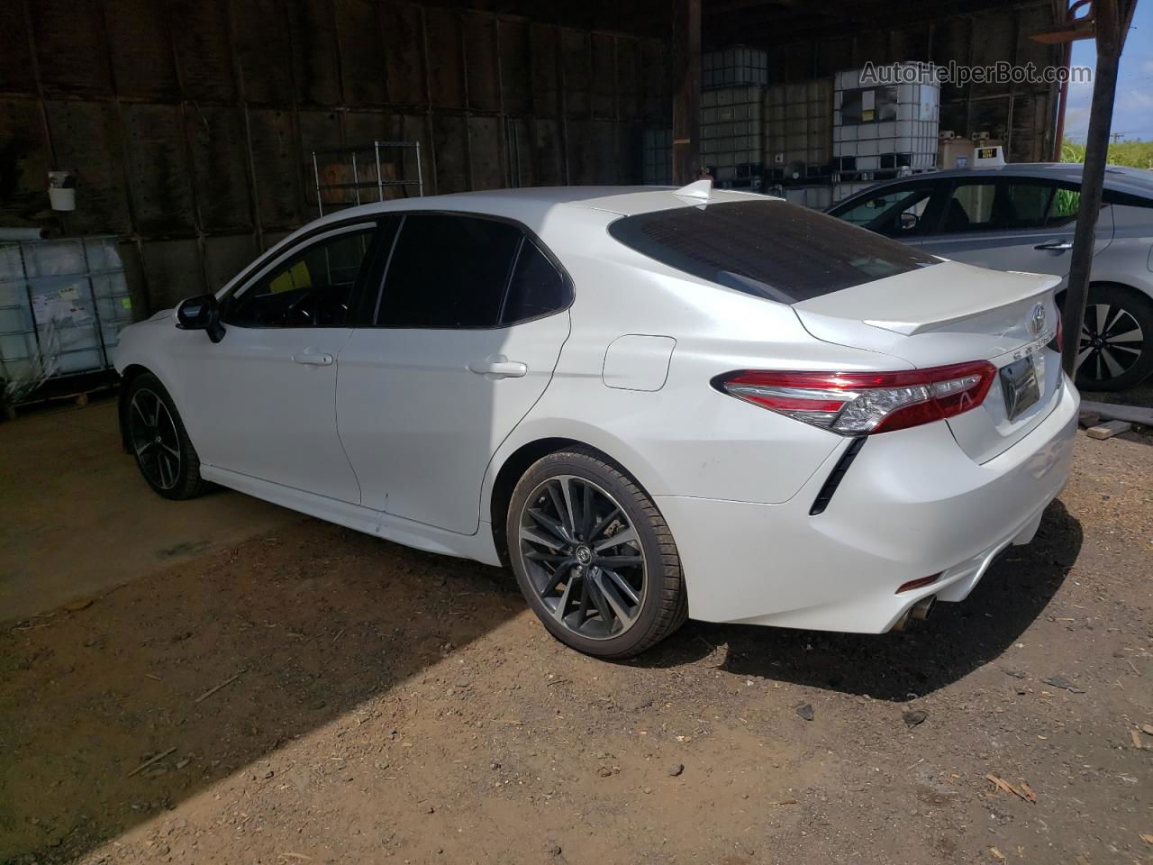 2019 Toyota Camry Xse White vin: 4T1B61HK1KU713144