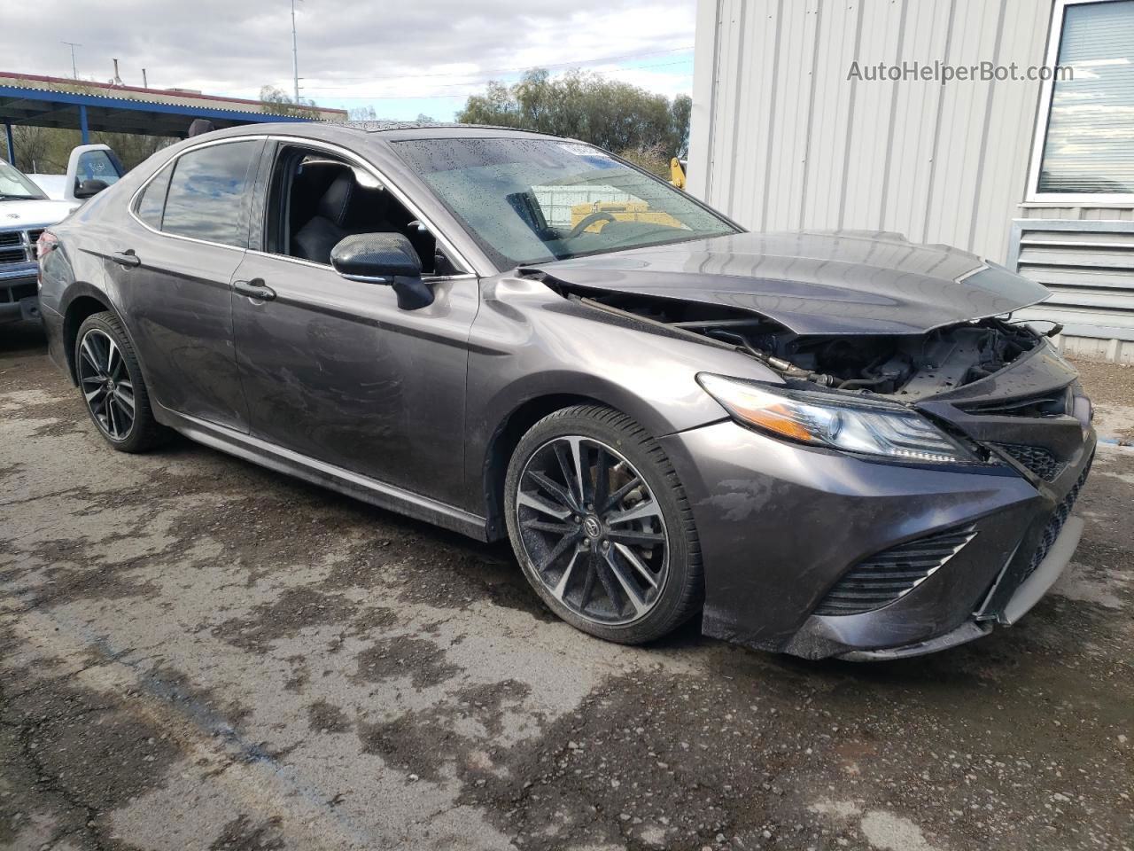 2019 Toyota Camry Xse Gray vin: 4T1B61HK1KU737556