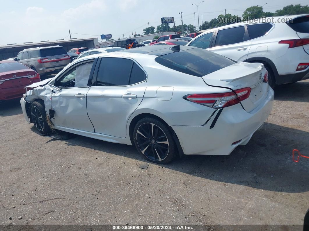 2019 Toyota Camry Xse White vin: 4T1B61HK1KU752218