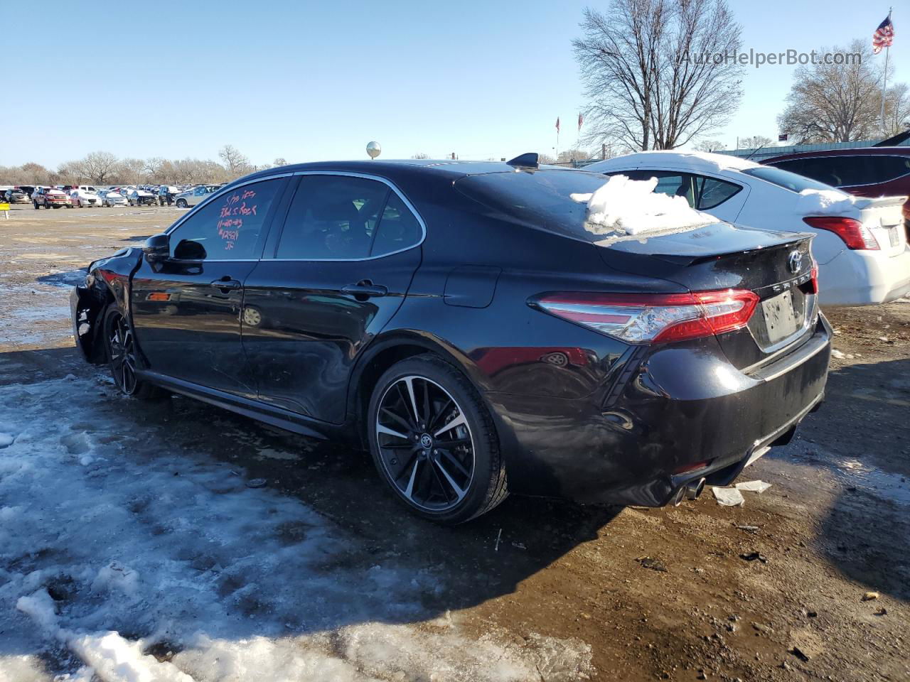 2019 Toyota Camry Xse Black vin: 4T1B61HK2KU226115