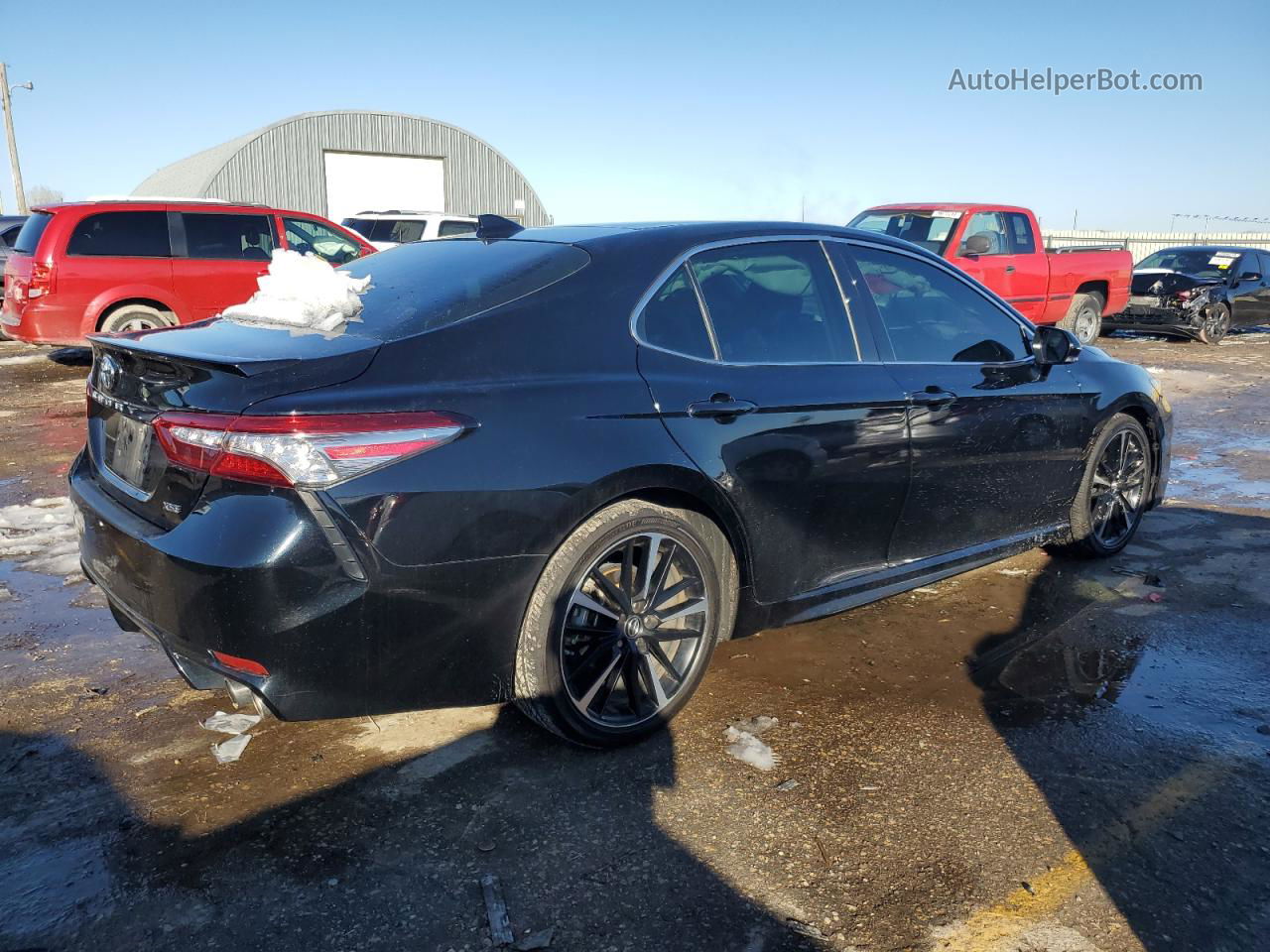 2019 Toyota Camry Xse Black vin: 4T1B61HK2KU226115