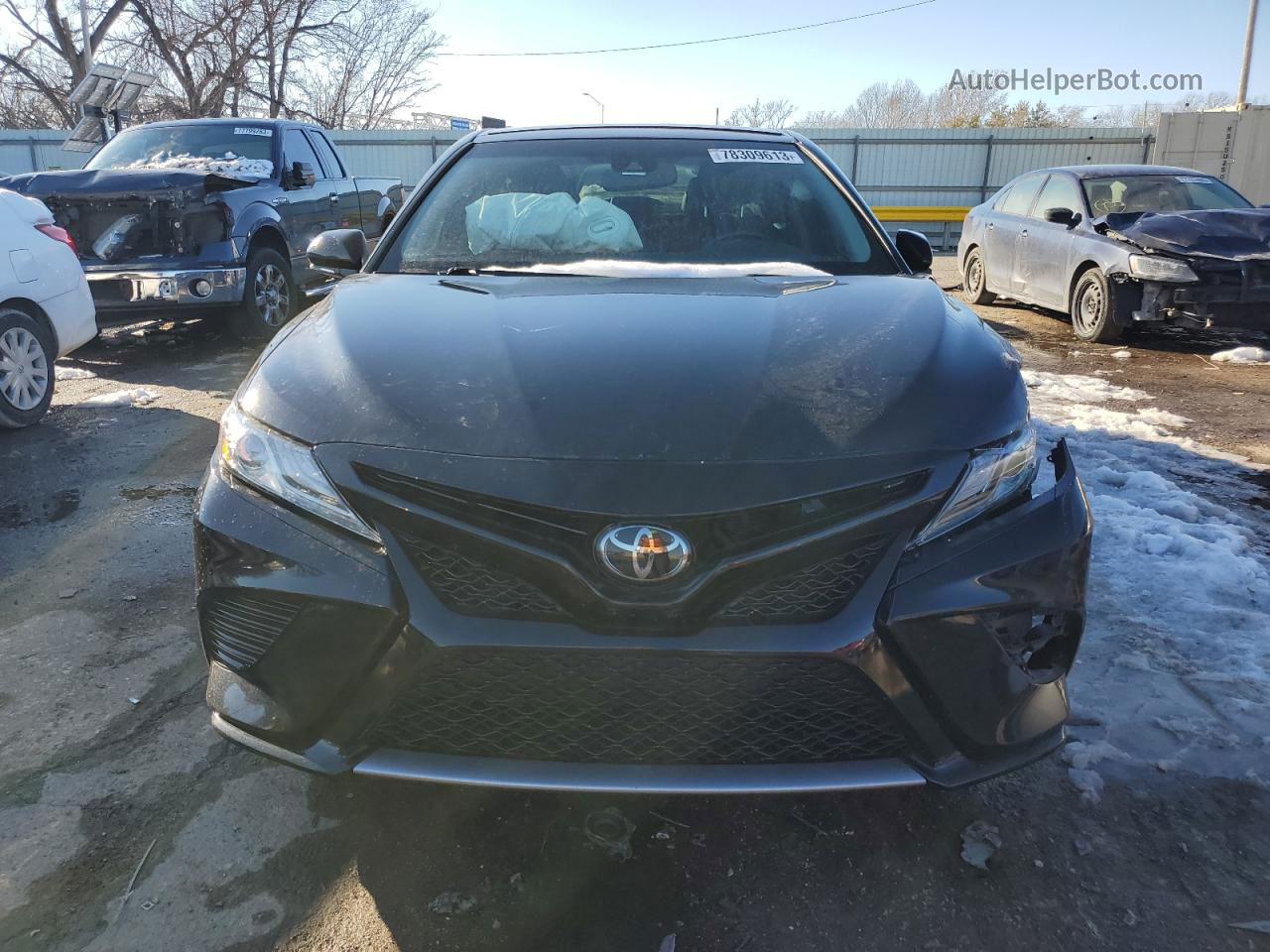 2019 Toyota Camry Xse Black vin: 4T1B61HK2KU226115