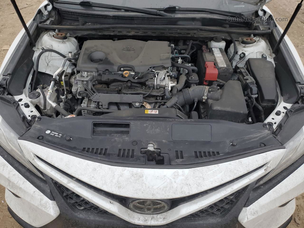 2019 Toyota Camry Xse Белый vin: 4T1B61HK2KU277825