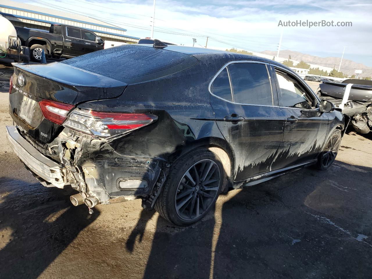 2019 Toyota Camry Xse Black vin: 4T1B61HK2KU752762