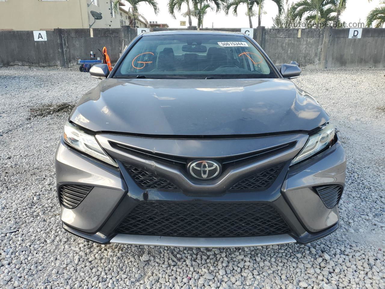 2019 Toyota Camry Xse Gray vin: 4T1B61HK2KU808019