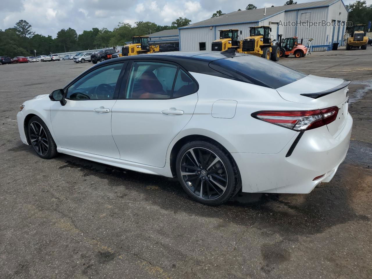 2019 Toyota Camry Xse White vin: 4T1B61HK3KU162893