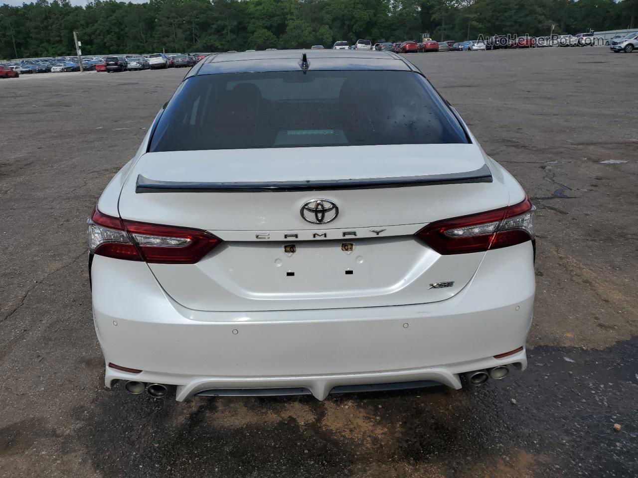 2019 Toyota Camry Xse Белый vin: 4T1B61HK3KU162893