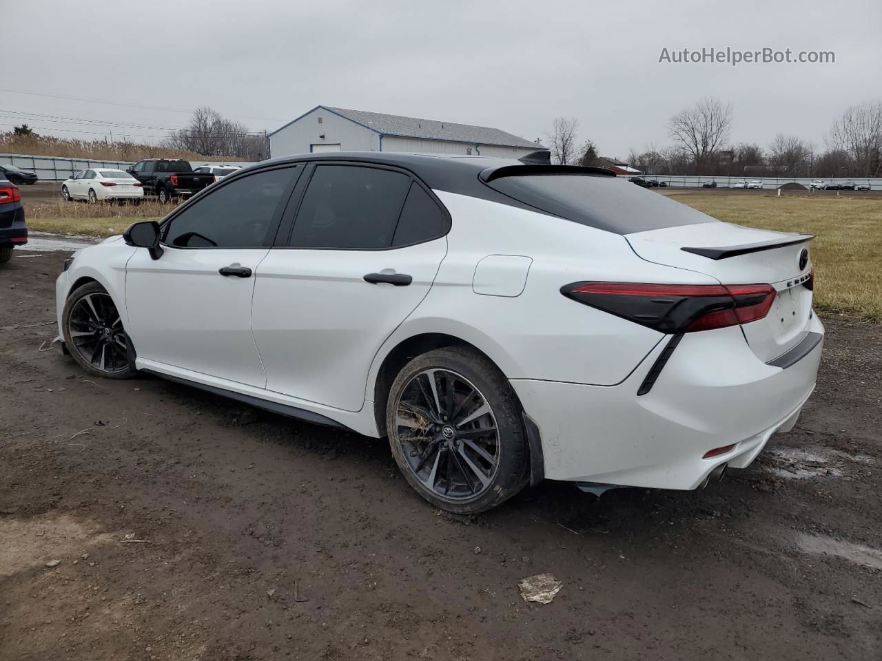 2019 Toyota Camry Xse White vin: 4T1B61HK3KU294780