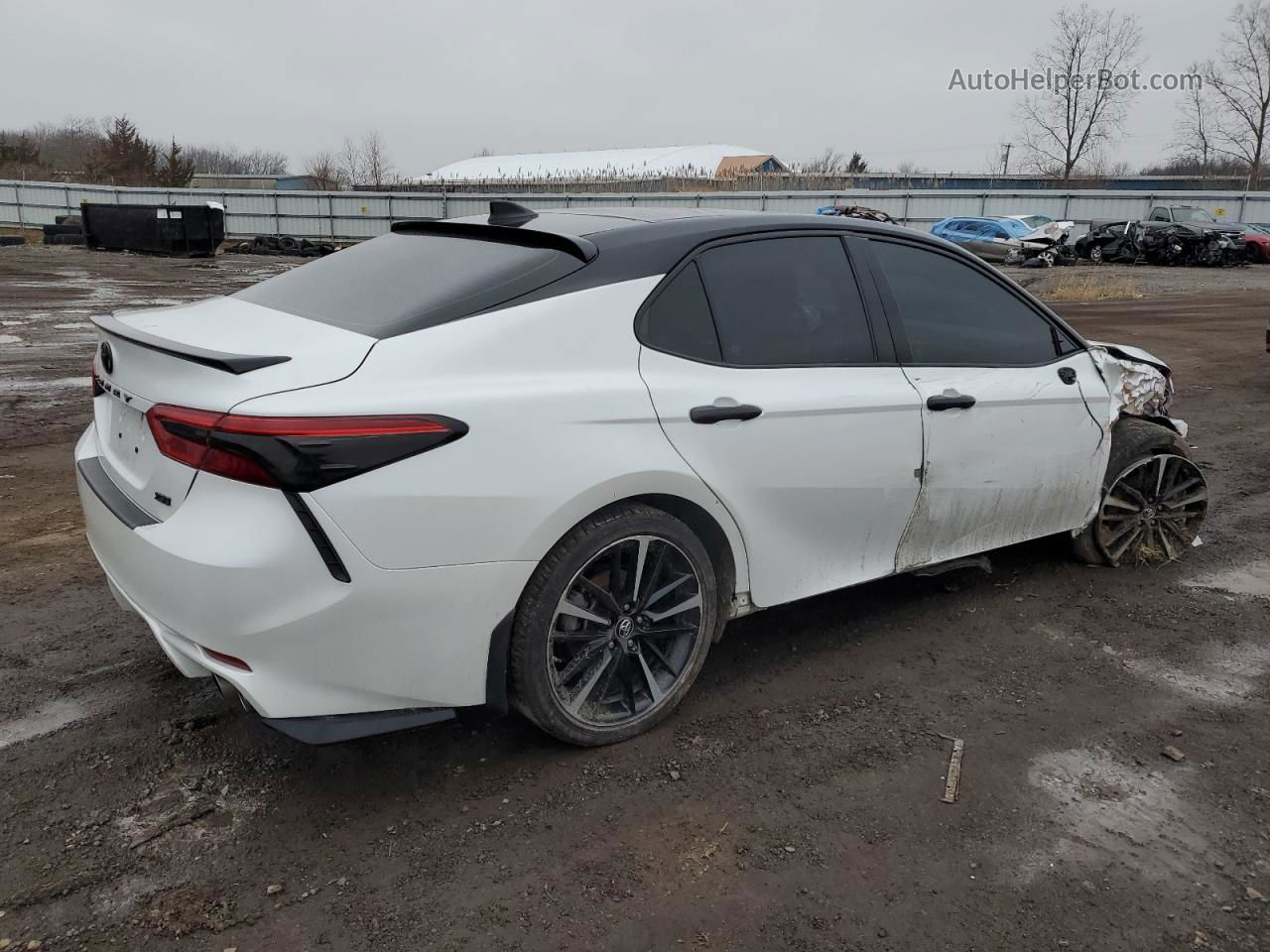 2019 Toyota Camry Xse White vin: 4T1B61HK3KU294780