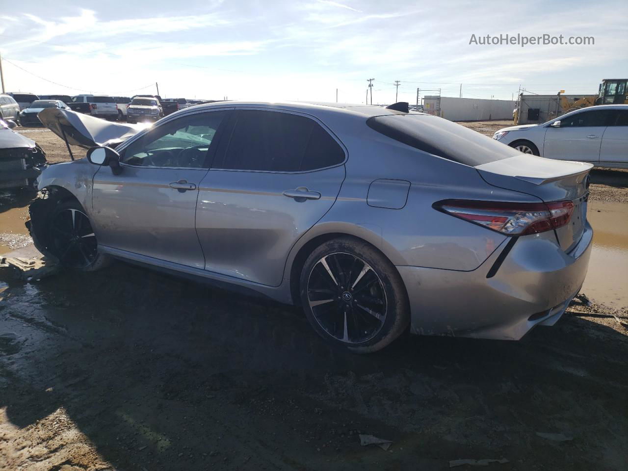 2019 Toyota Camry Xse Silver vin: 4T1B61HK4KU809902