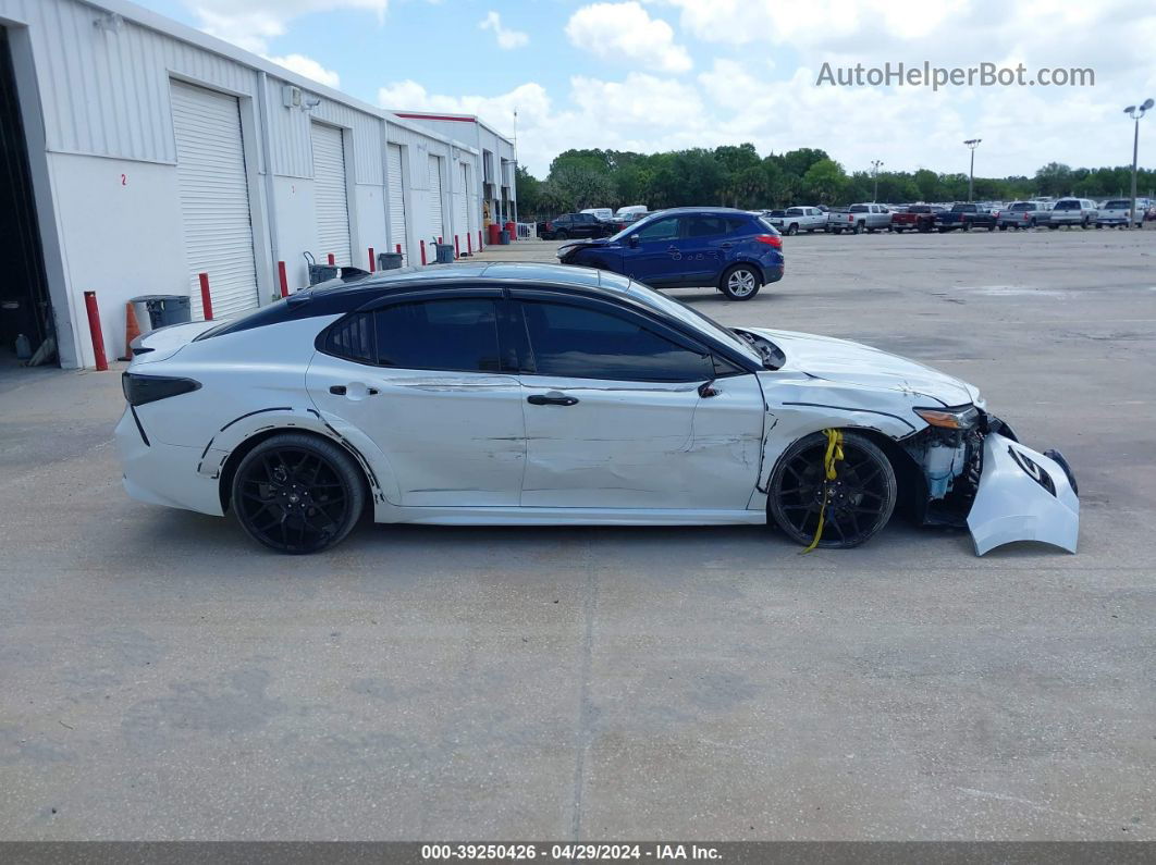 2019 Toyota Camry Xse White vin: 4T1B61HK5KU213682