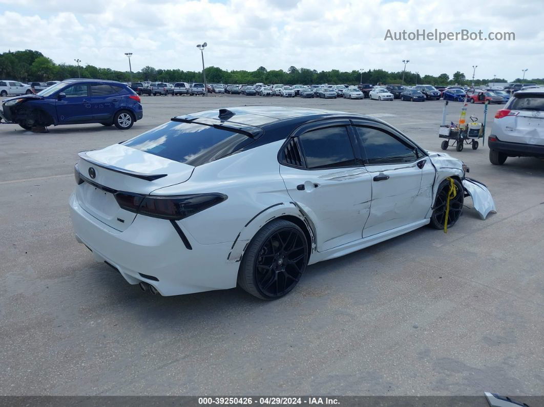 2019 Toyota Camry Xse White vin: 4T1B61HK5KU213682