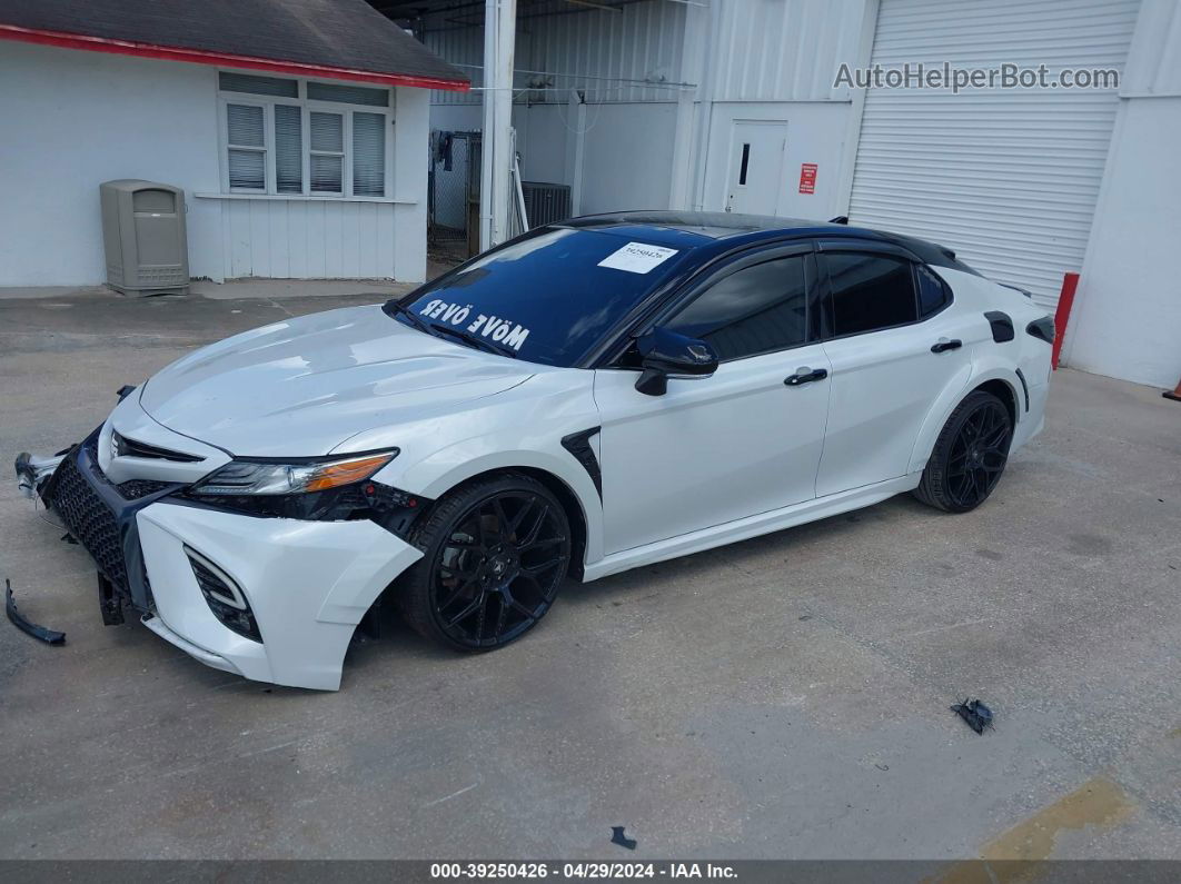 2019 Toyota Camry Xse White vin: 4T1B61HK5KU213682