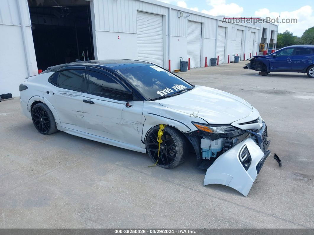 2019 Toyota Camry Xse White vin: 4T1B61HK5KU213682