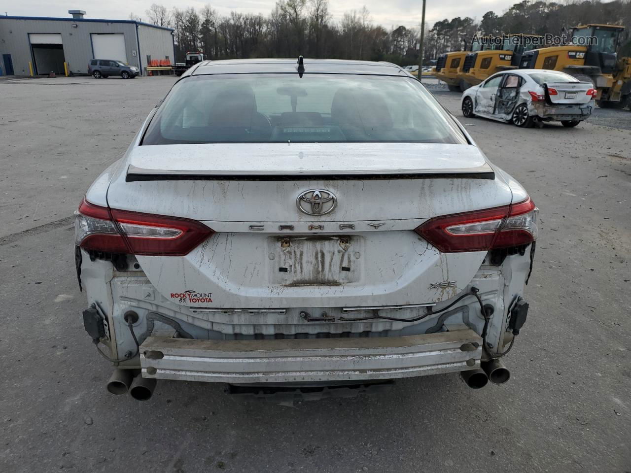 2019 Toyota Camry Xse White vin: 4T1B61HK5KU264020