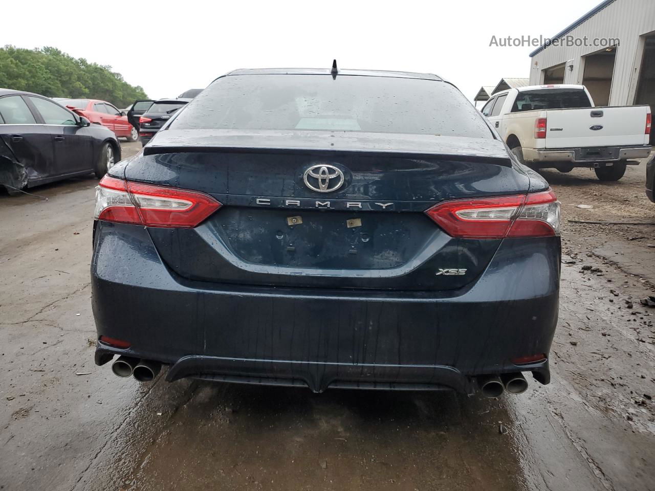 2019 Toyota Camry Xse Blue vin: 4T1B61HK5KU833173