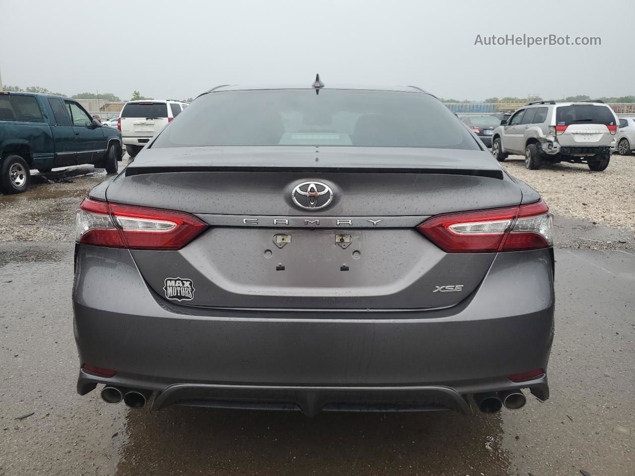 2019 Toyota Camry Xse Silver vin: 4T1B61HK5KU852404