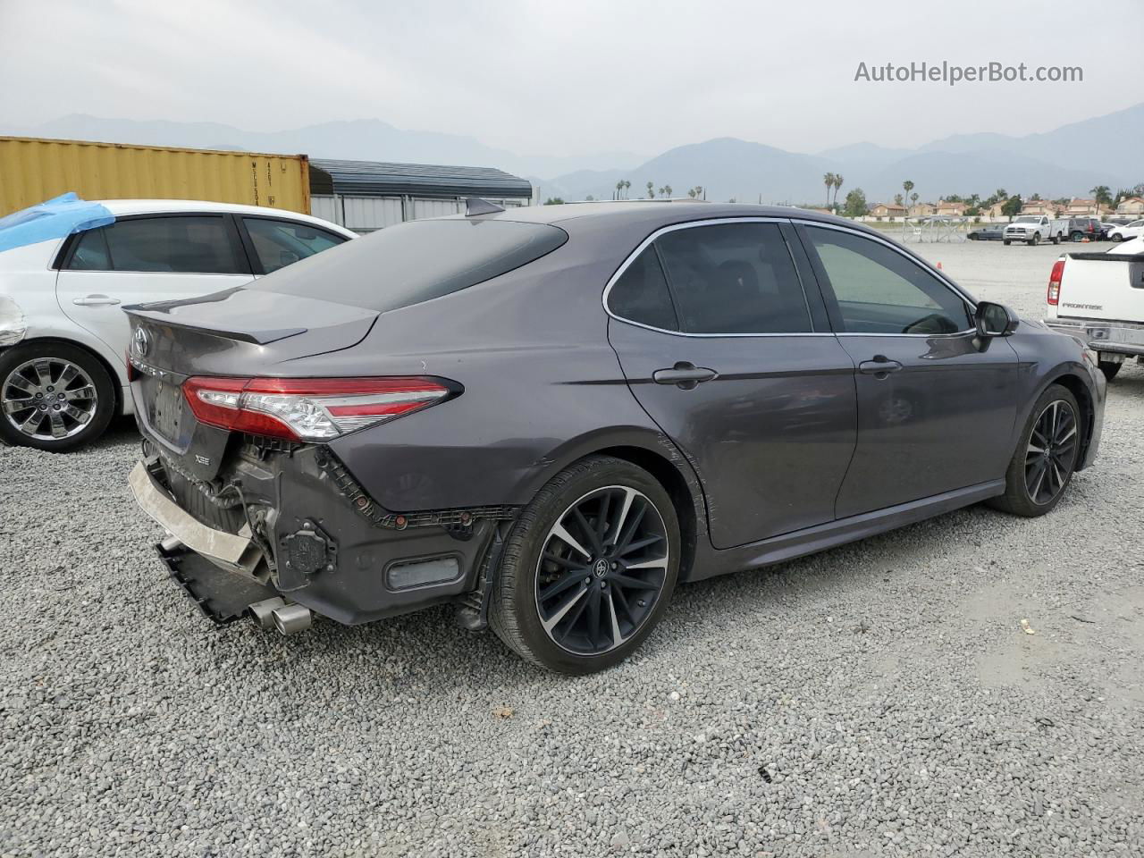 2019 Toyota Camry Xse Угольный vin: 4T1B61HK6KU212959