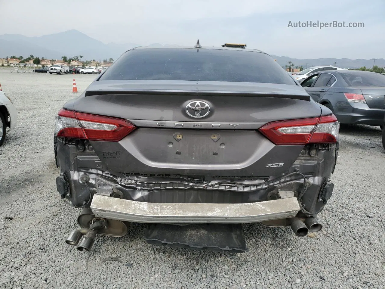 2019 Toyota Camry Xse Charcoal vin: 4T1B61HK6KU212959