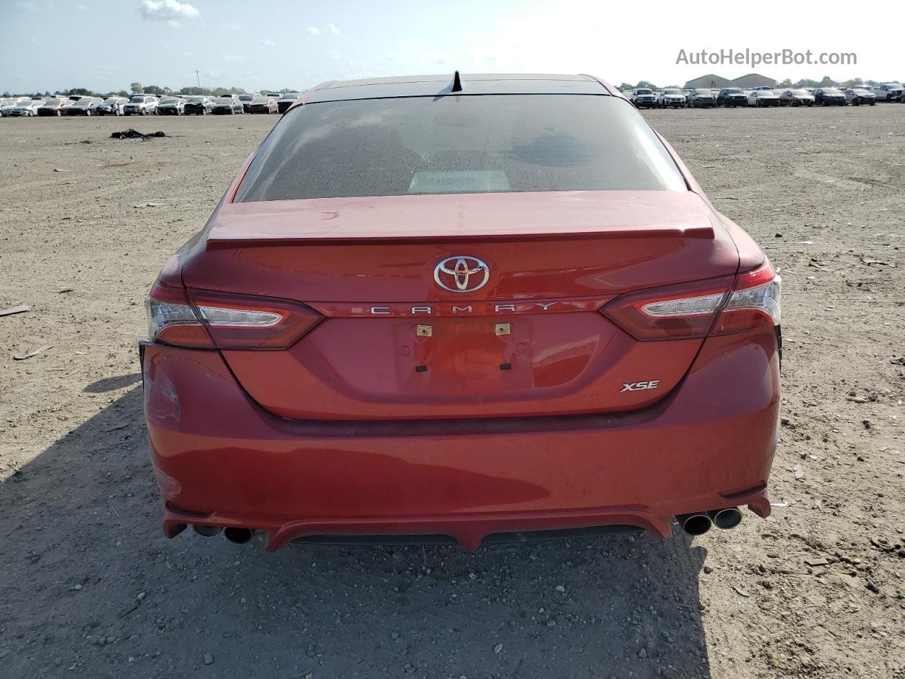 2019 Toyota Camry Xse Red vin: 4T1B61HK6KU264964