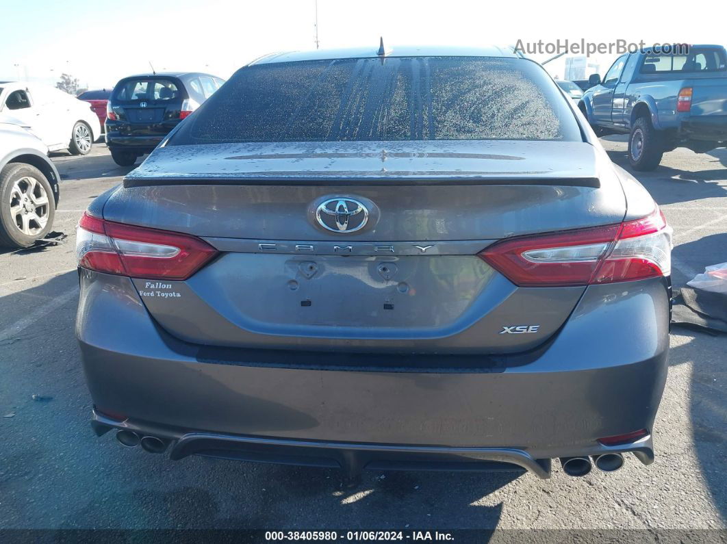 2019 Toyota Camry Xse Серый vin: 4T1B61HK6KU710630