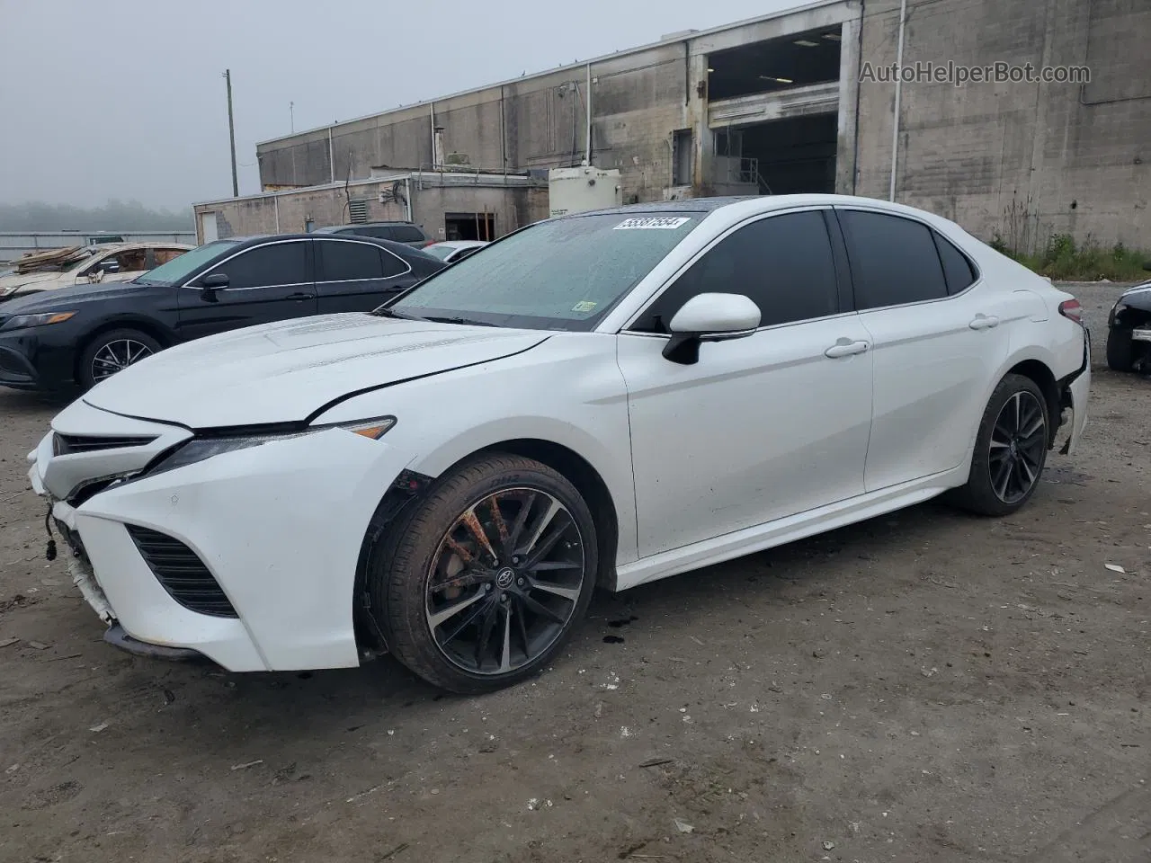 2019 Toyota Camry Xse Белый vin: 4T1B61HK6KU736709