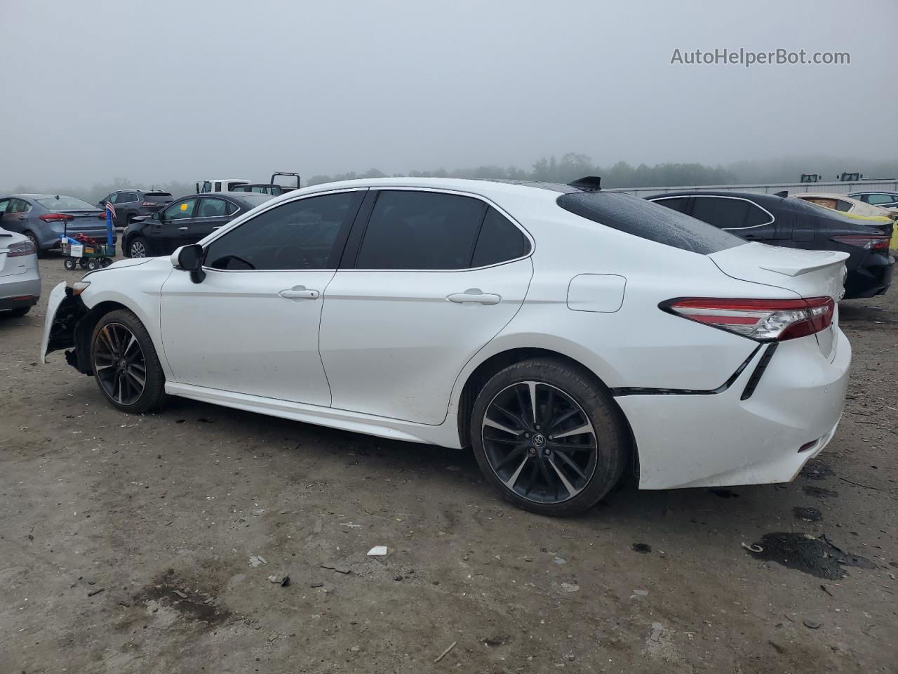 2019 Toyota Camry Xse White vin: 4T1B61HK6KU736709