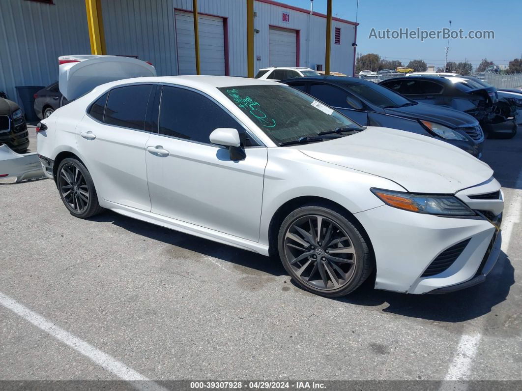 2019 Toyota Camry Xse White vin: 4T1B61HK6KU755146