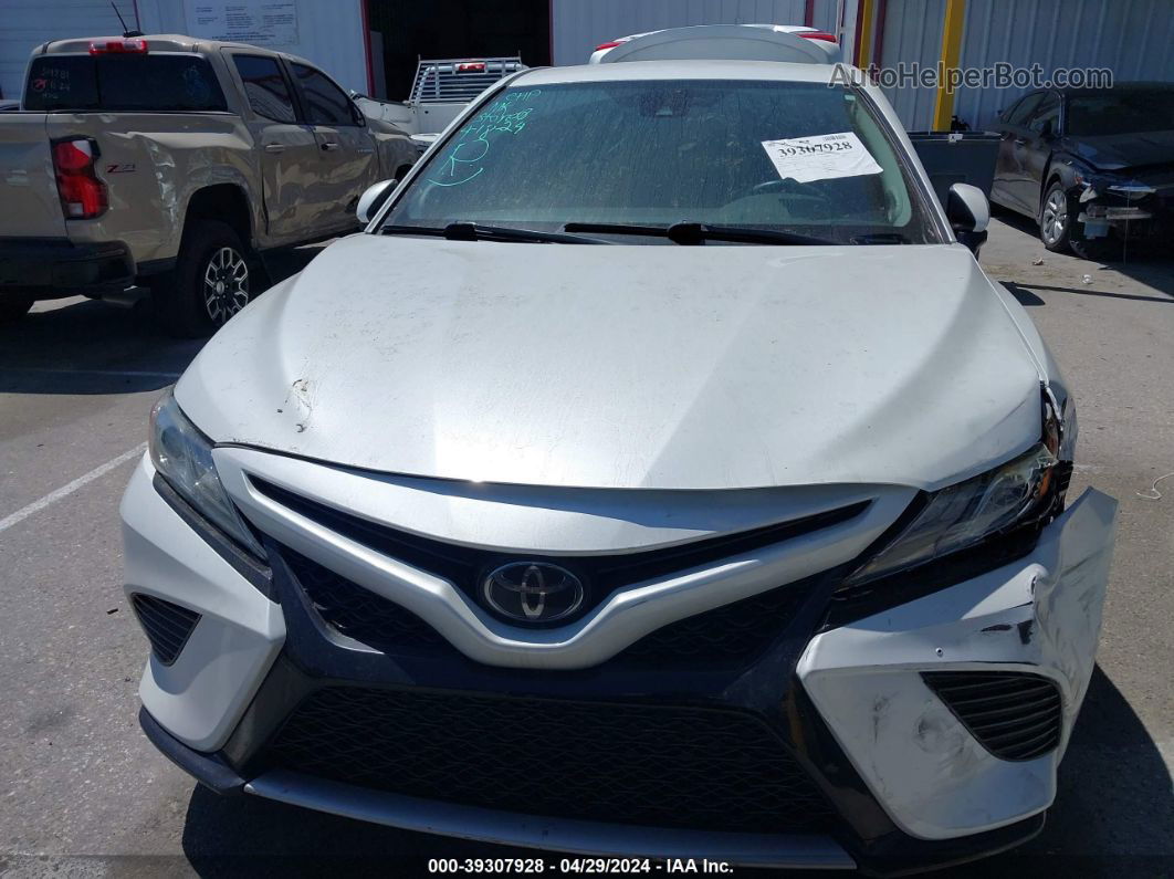 2019 Toyota Camry Xse White vin: 4T1B61HK6KU755146